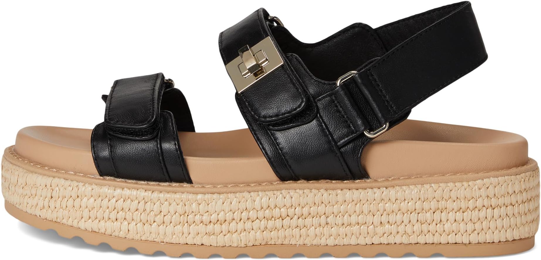 Сандалии Steve Madden Bigmona, цвет Black/Natural — фото 4