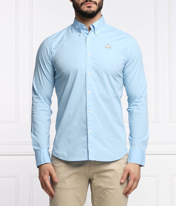 

Рубашка Леона Slim fit La Martina, синий