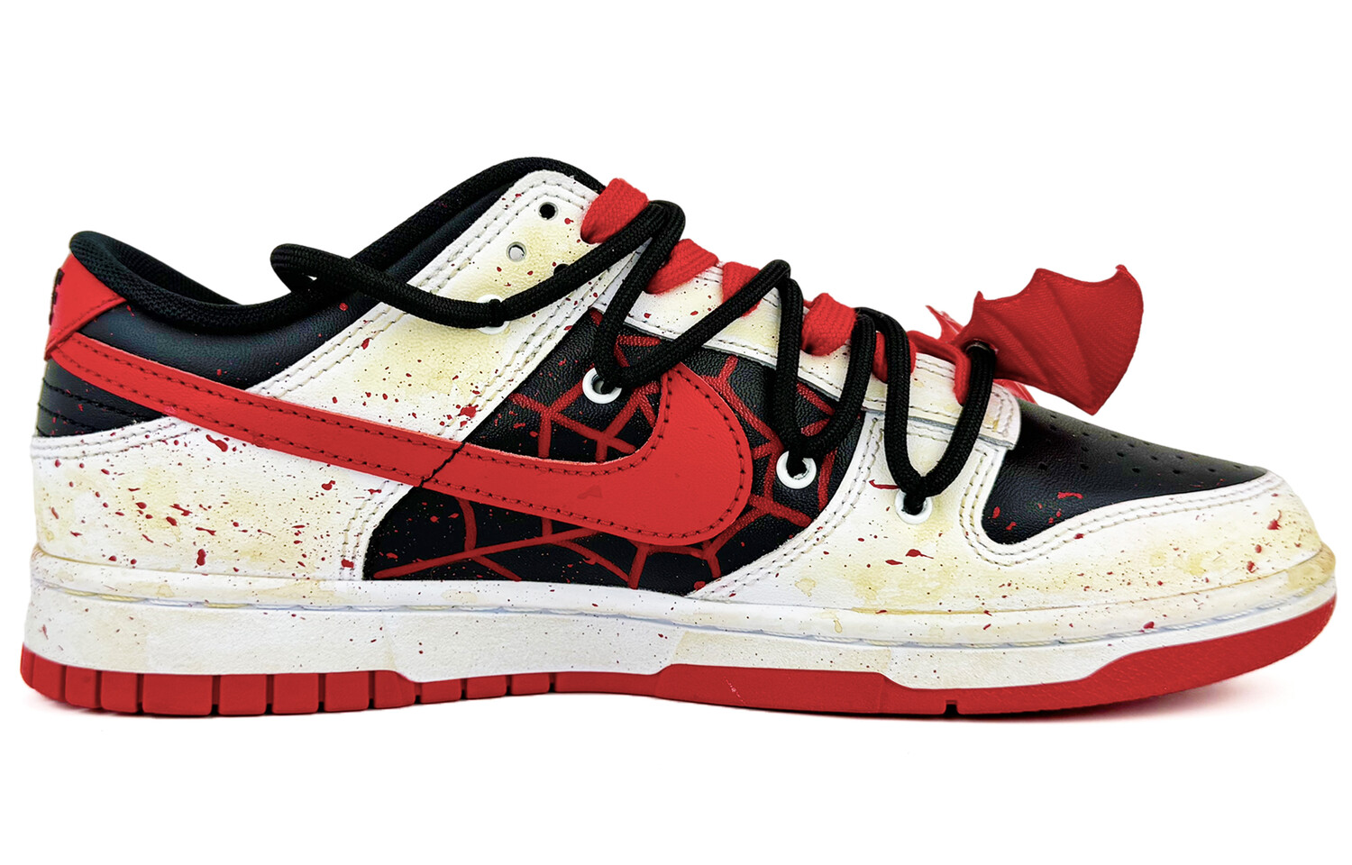 

Кроссовки Nike Dunk Skateboarding Shoes Unisex Low-top White/Adobe/Dragon Red/Team Red, цвет Off White