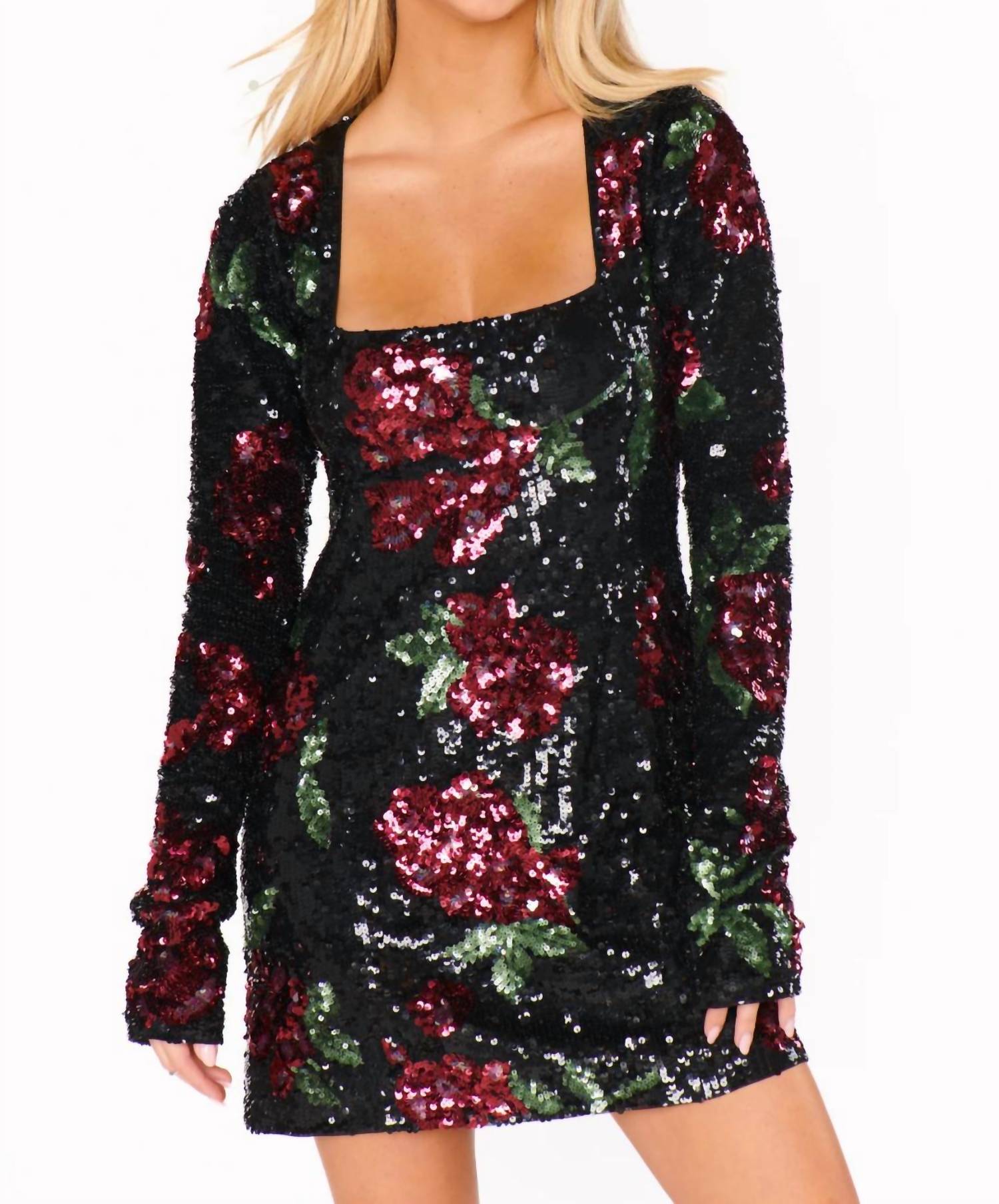 

Мини-платье Out Tonight In Send Me Roses Sequin Show Me Your Mumu