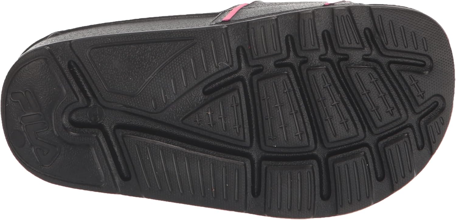 Детские сандалии Fila Sleek Slide StSlide, черный/розовый — фото 4