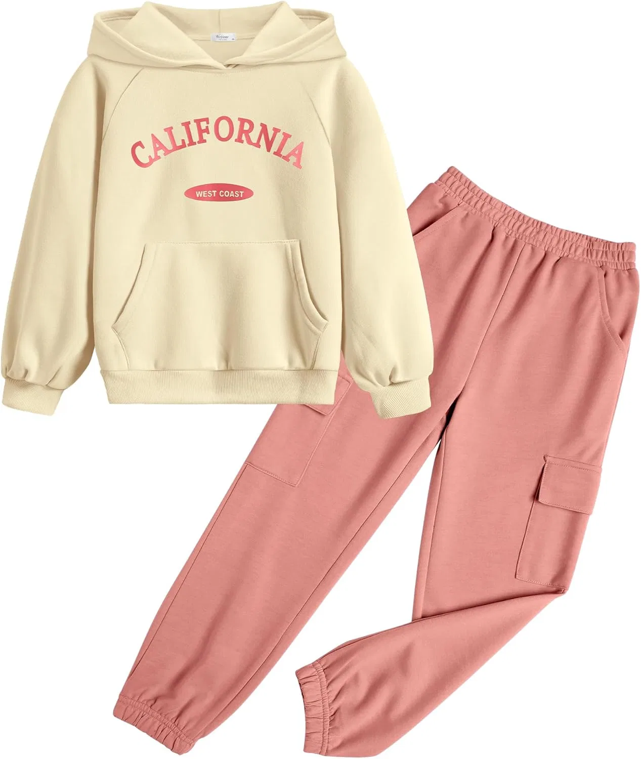 Детский спортивный костюм тай-дай, Arshiner, 2 предмета, Beige&pink