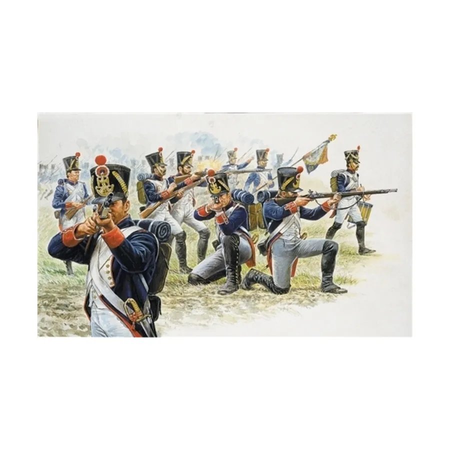

Французская линейная пехота - 1811 г., Historics - Napoleonic Wars 1815 (1:72) (Italeri)