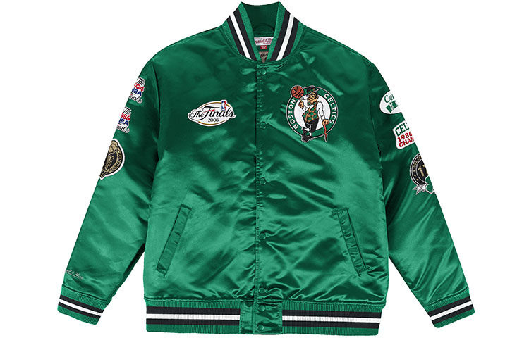 

Бейсбольная куртка унисекс зеленый Mitchell Ness