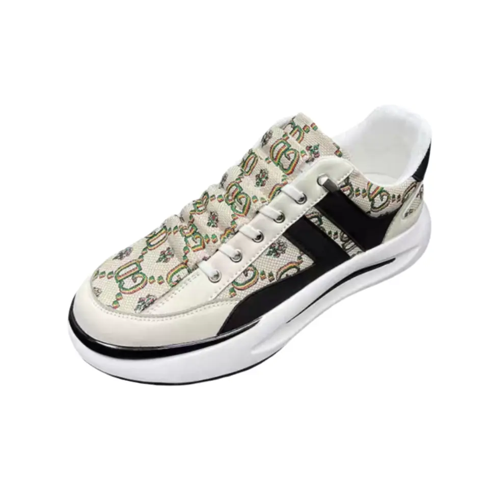 

ZUOSAISI Мужские низкие кеды бело-черные, цвет White Black