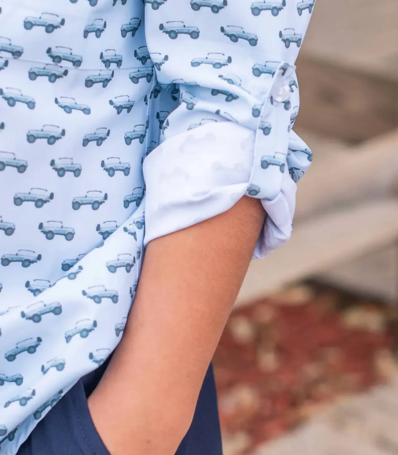 Blue Quail Clothing Co Рубашка с длинными рукавами для бойскаутов, синяя — фото 2