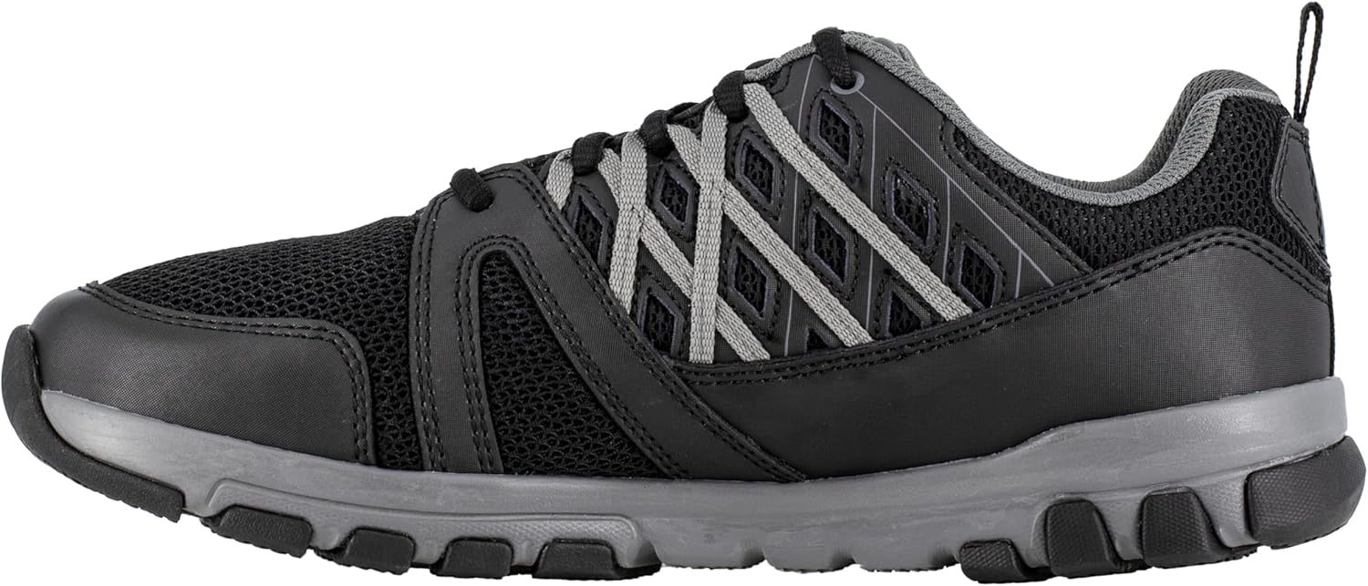 Мужские рабочие кроссовки Reebok Work Rb4015 Sublite с мягким носком, черный — фото 4