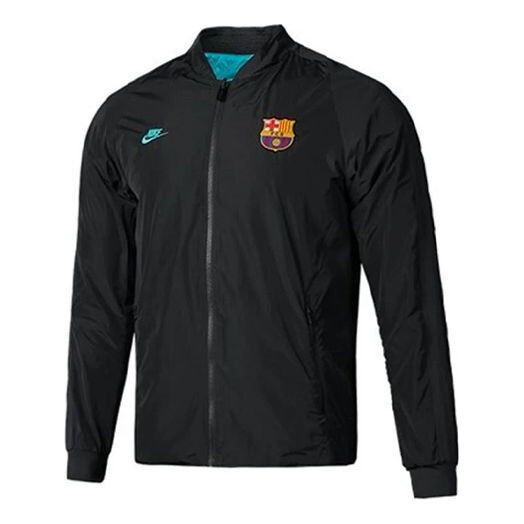 

Куртка Nike Barcelona Loose Zipper reversible logo Jacket Black, черный