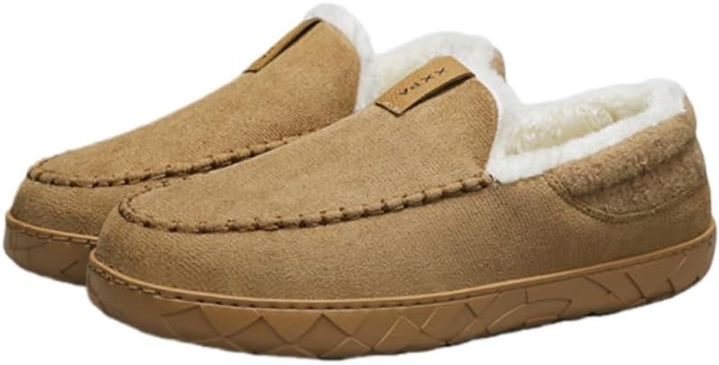 

Мужские модные хлопковые туфли - большой размер, плоская подошва, низкий верх, теплые, цельный стиль. Внутренняя отделка из искусственного плюша. Удобные и теплые. Подходят для осени и зимы Spkfhd, коричневый