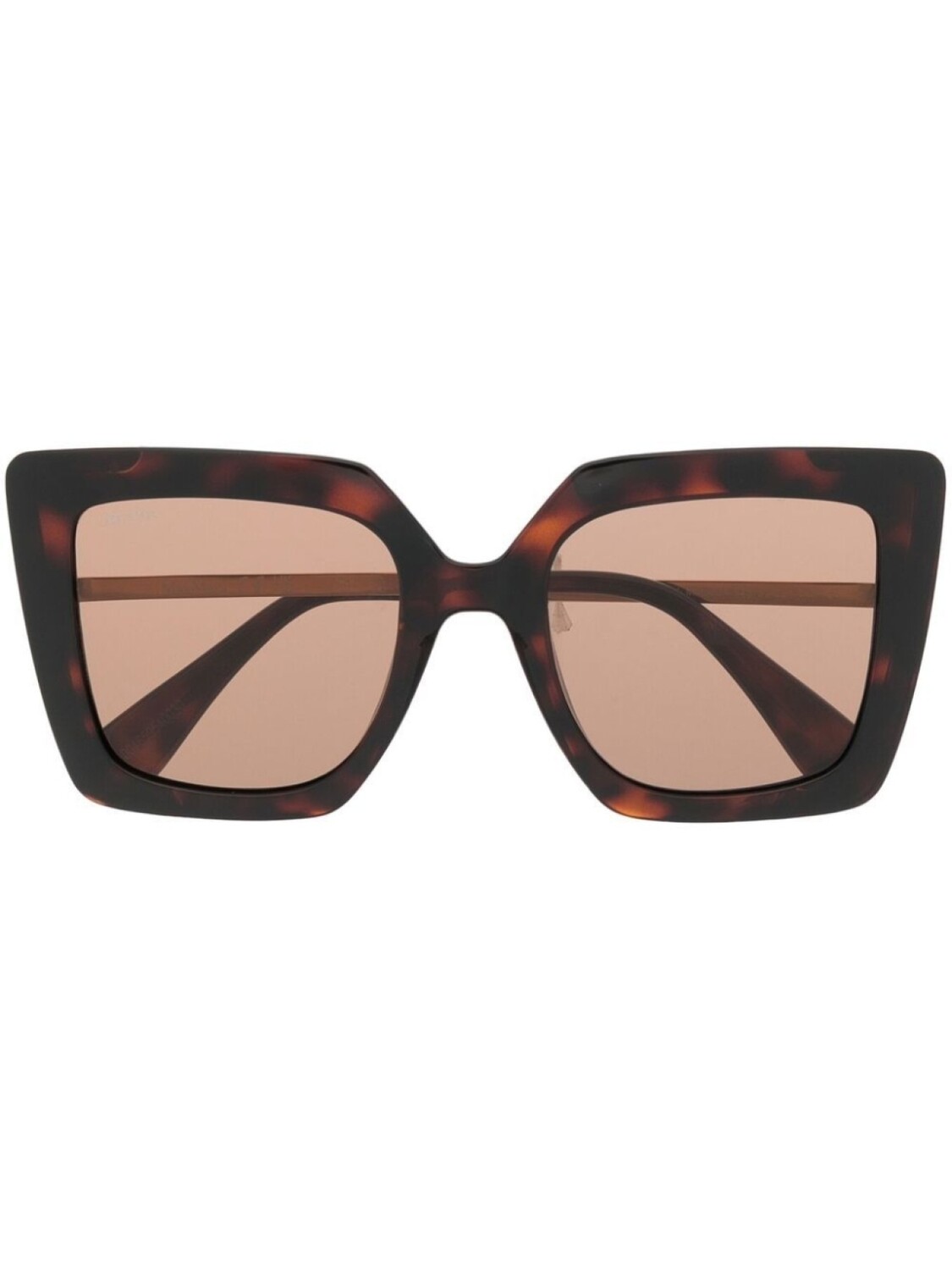 

Солнцезащитные очки в оправе 'бабочка' Max Mara Eyewear, коричневый