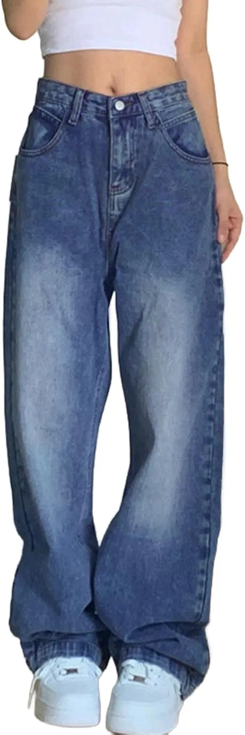 

Emmiol женские мешковатые джинсы mid-low waist boyfriend