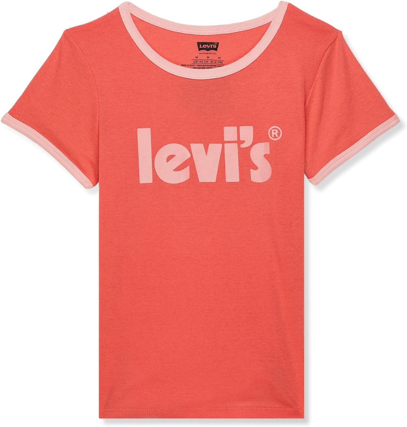 

Футболка Levi'S Meet & Greet Rib Ringer Tee, цвет Rose of Sharon