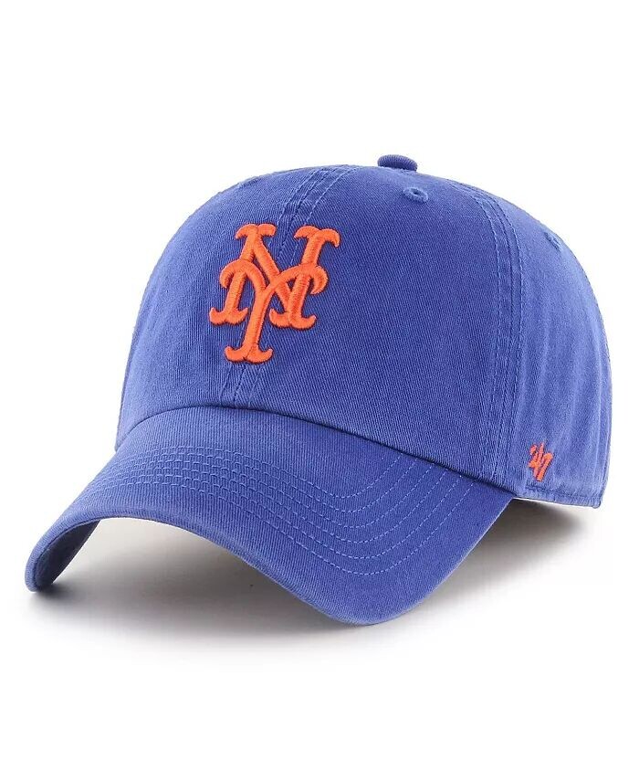 

Мужская приталенная шляпа с логотипом Royal New York Mets Franchise '47 Brand, синий