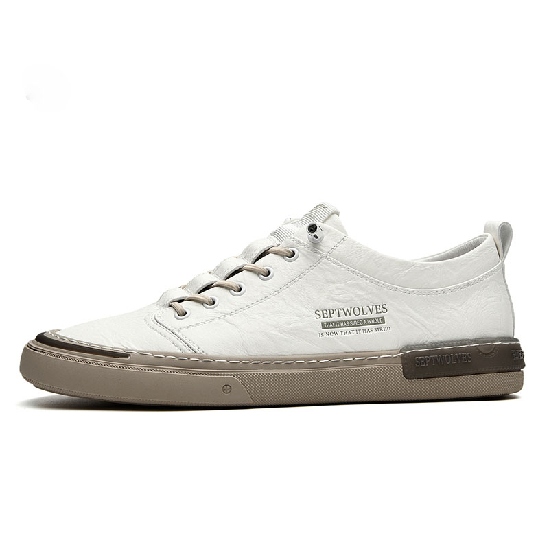 

Низкие кеды для скейтбординга мужские SEPTWOLVES, черно-коричневый