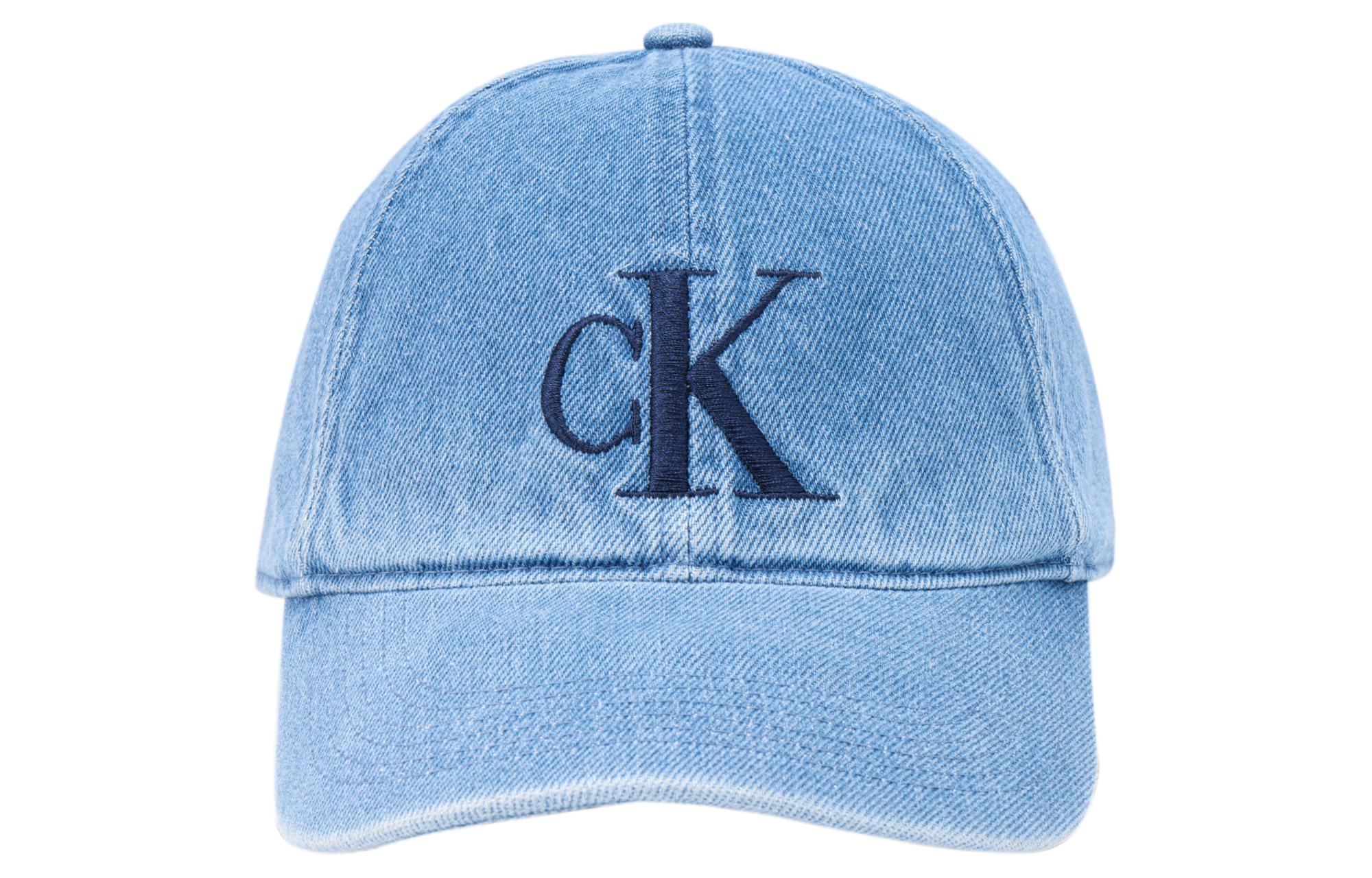 

Хлопковая бейсболка CALVIN KLEIN унисекс синяя