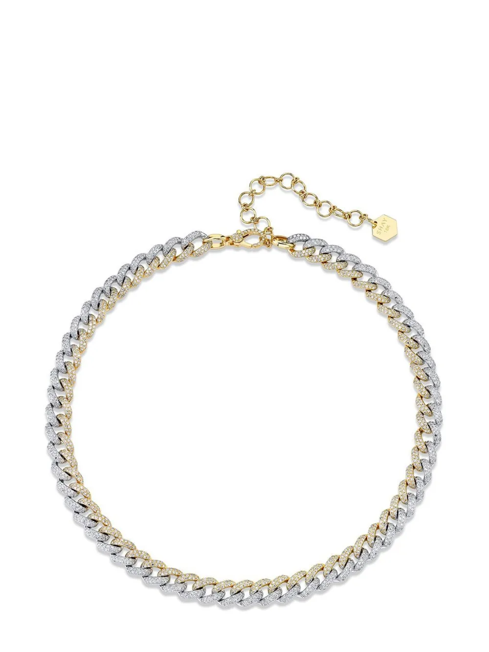 

Золотое колье Two-Tone с бриллиантами SHAY, желтый