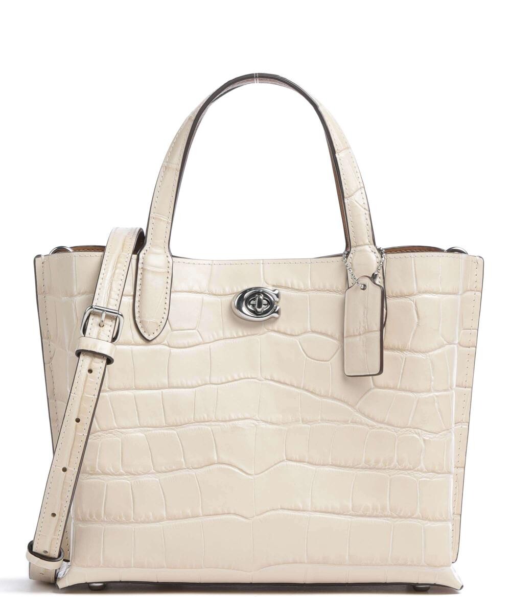 

Сумочка Willow из тисненой кожи Coach, белый