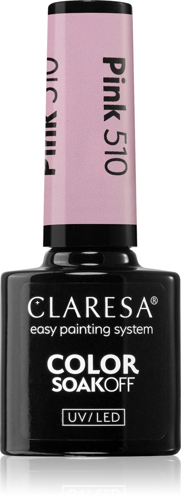 

Гель-Лак для ногтей Soakoff UV/LED Color Fun Fair Claresa, atspalvis pink 510 5 гр