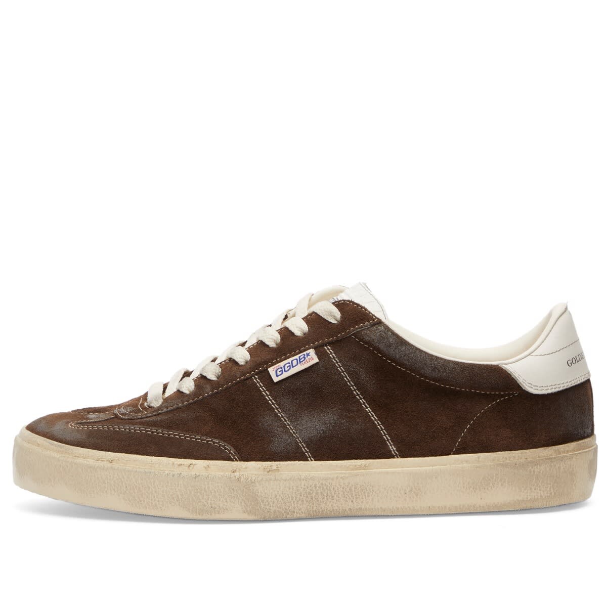 

Кроссовки Golden Goose Soul Star Suede Sneaker, цвет Dark Brown & Milk, Белый, Кроссовки Golden Goose Soul Star Suede Sneaker, цвет Dark Brown & Milk