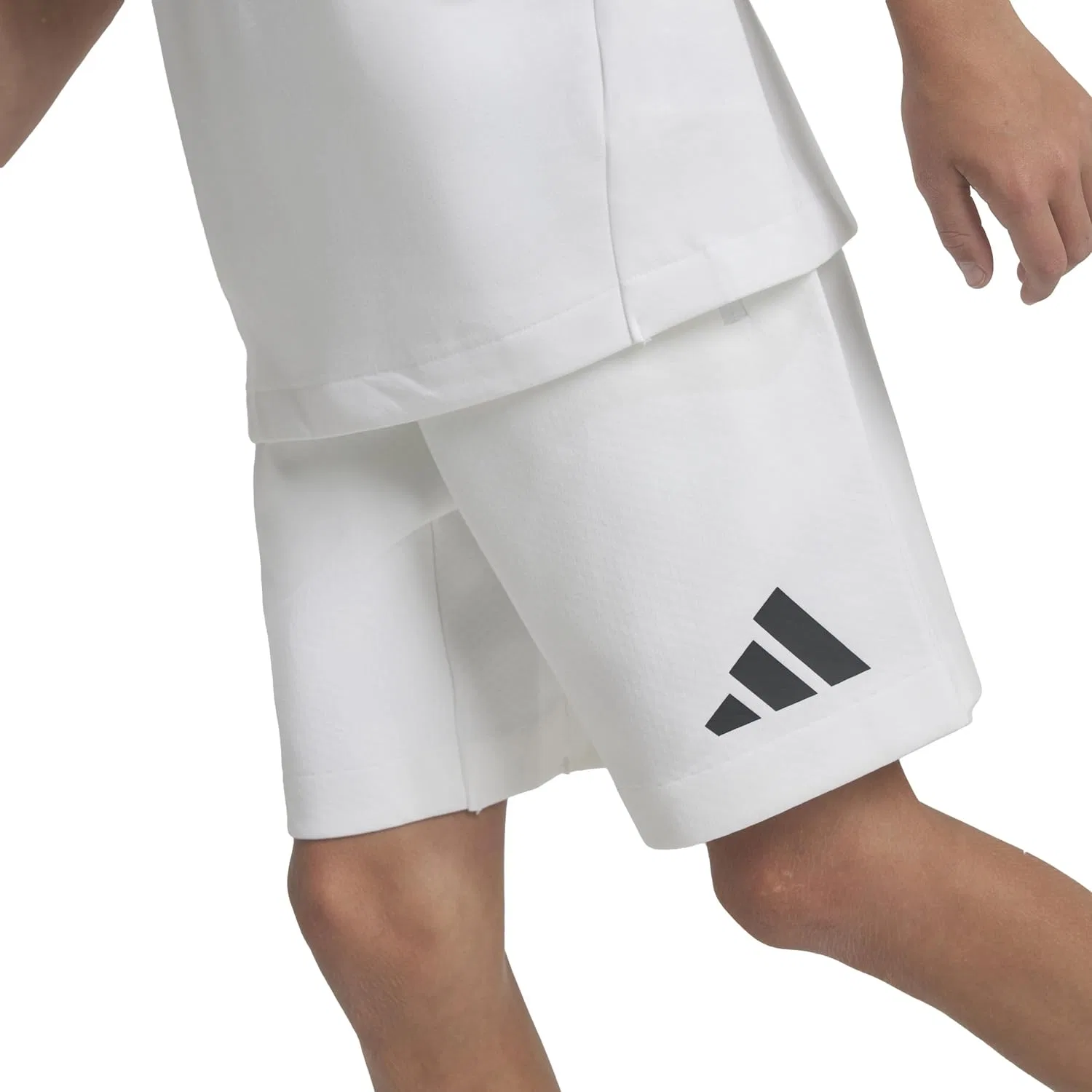 Детские шорты Adidas Zne унисекс, белый/черный — фото 4