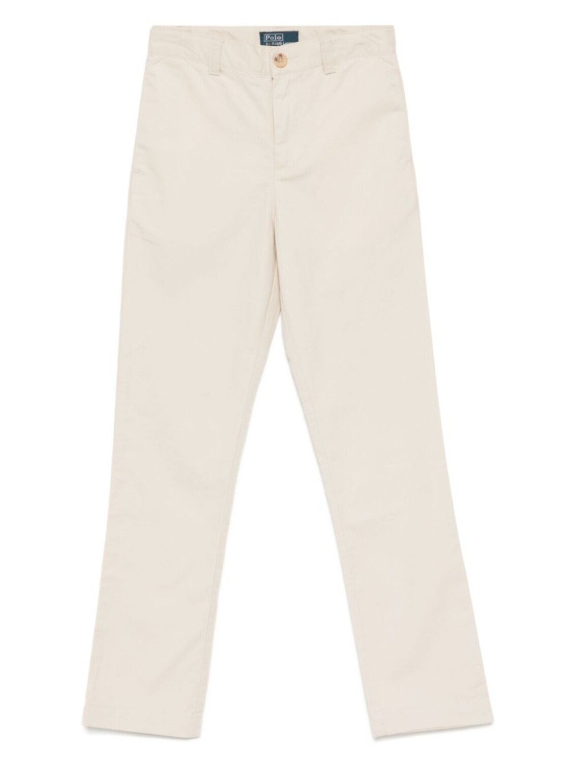 

POLO RALPH LAUREN KIDS брюки с вышивкой Polo Pony, нейтральный цвет