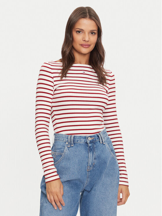 

Узкая блузка Tommy Jeans, красный