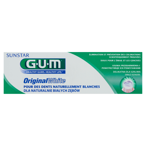 

Зубная паста, 75 мл Gum Original white