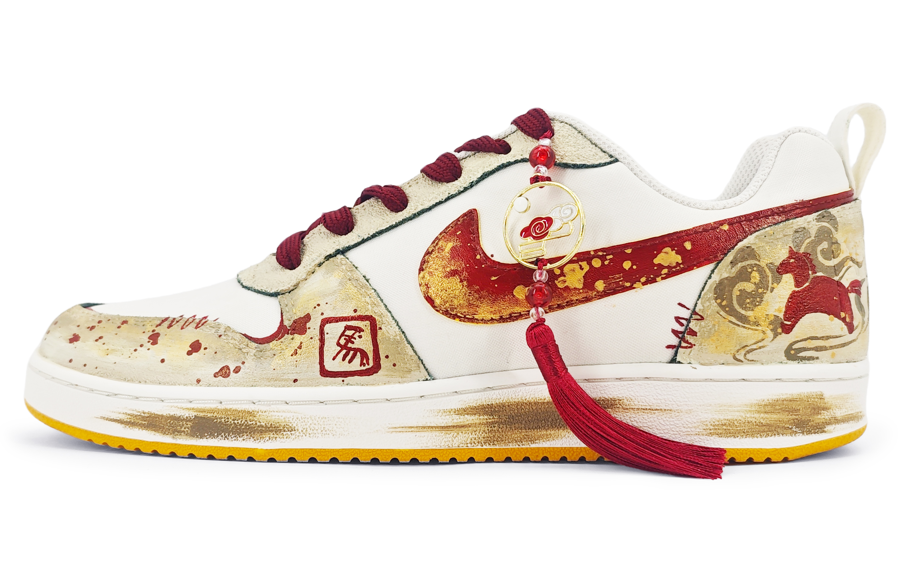 

Кроссовки Court Borough Leather Abrasion Resistant Slip Resistant Low top для мужчин Nike, ma nanyue