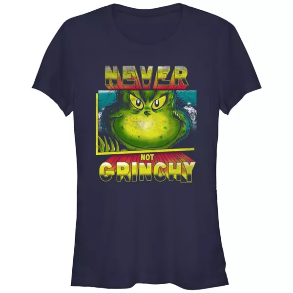 

Футболка с принтом "Доктор Сьюз" для подростков Grinch, синий