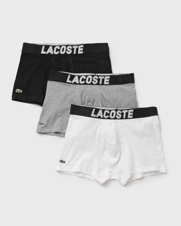 

Трусы Lacoste 3 Packs Trunk, цвет black/white-silver chine