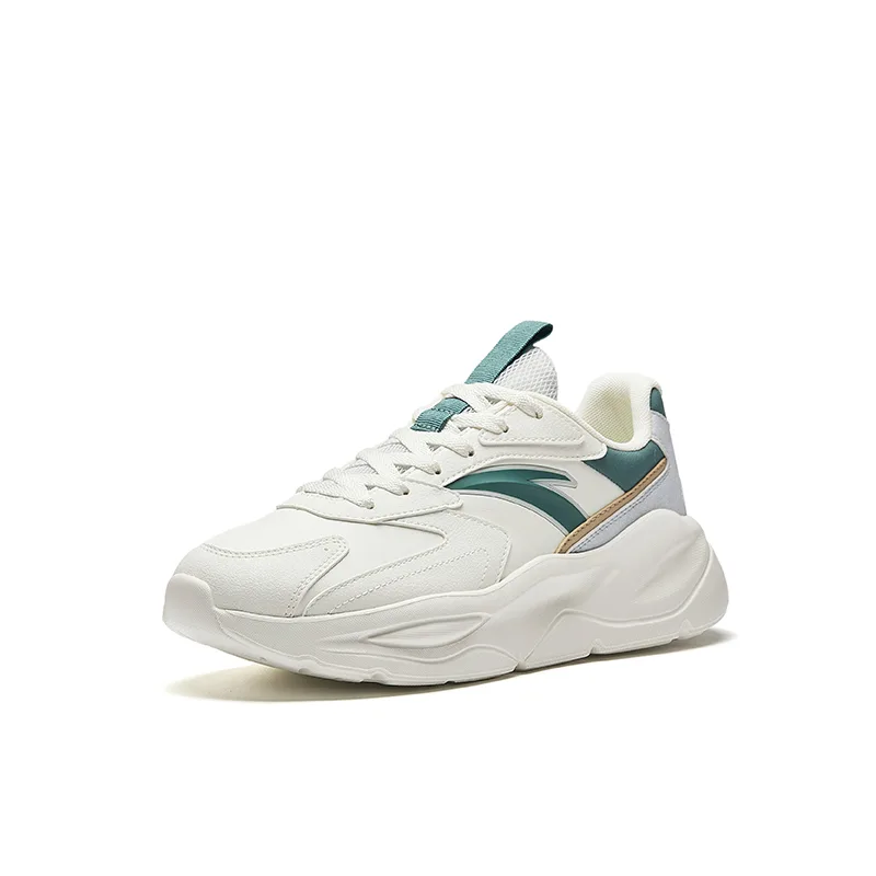 ANTA Unruly Series Abrasion Resistant Cushioning Low top Casual Shoes мужские белые зеленые серые — фото 3
