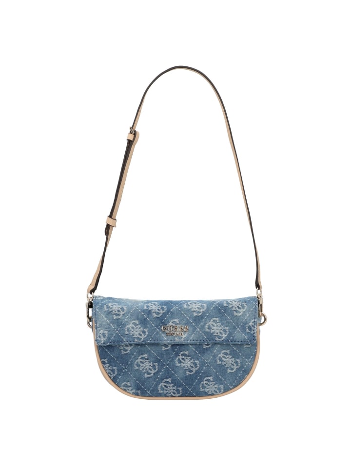

Наплечная сумка Guess, цвет denim logo