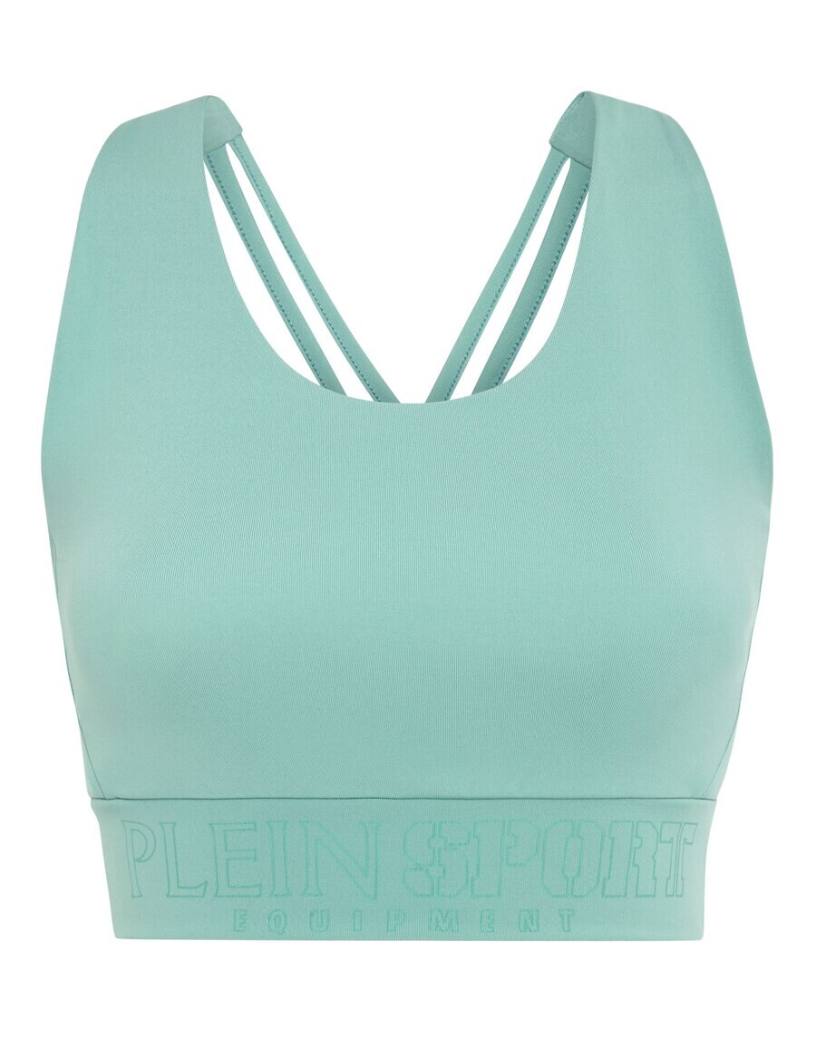 

Майка Plein Sport Bralette Sports Top Statement, цвет jade
