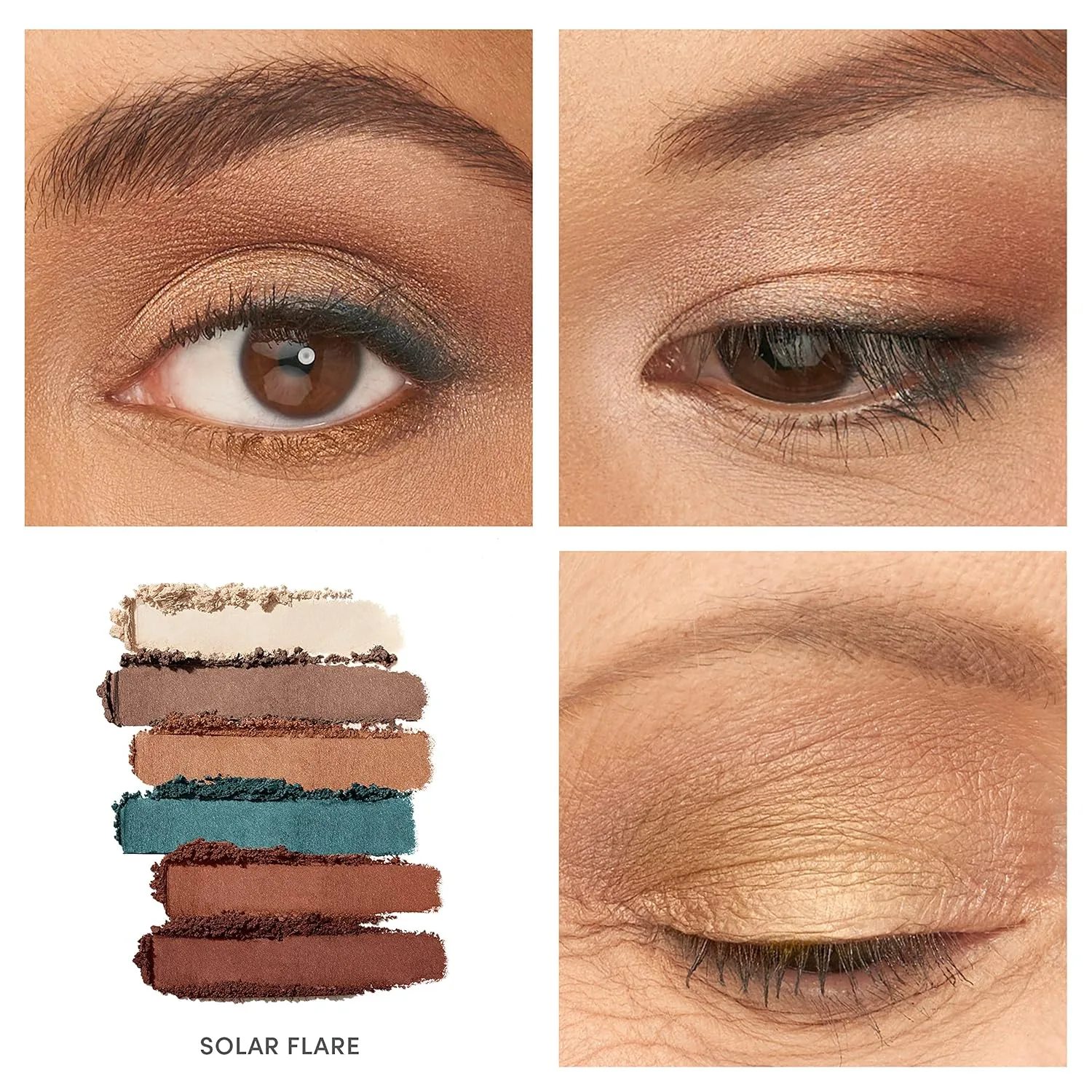 jane iredale PurePressed Eye Shadow Triple | Высокопигментированные минеральные тени для век | Долговечная формула, устойчивая к скатыванию | Безопасно для чувствительных глаз, Solar Flare — фото 3