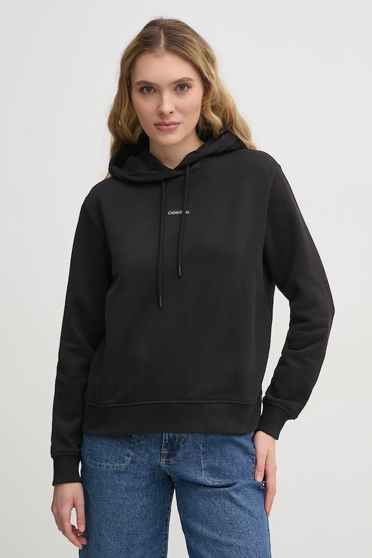 

Хлопковая толстовка Calvin Klein Jeans, черный