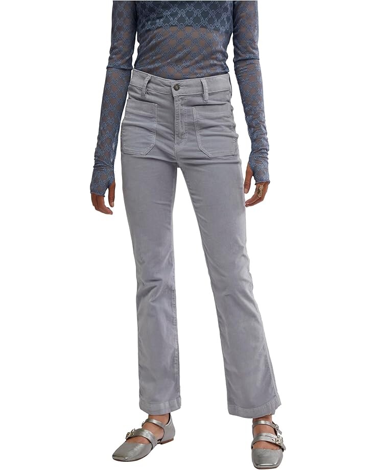 

Брюки Free People High Time Kick Flare, цвет Pearl Blue