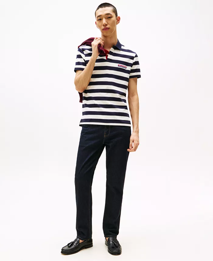 Мужские джинсы Denton Slim-Straight Tommy Hilfiger, черный — фото 4