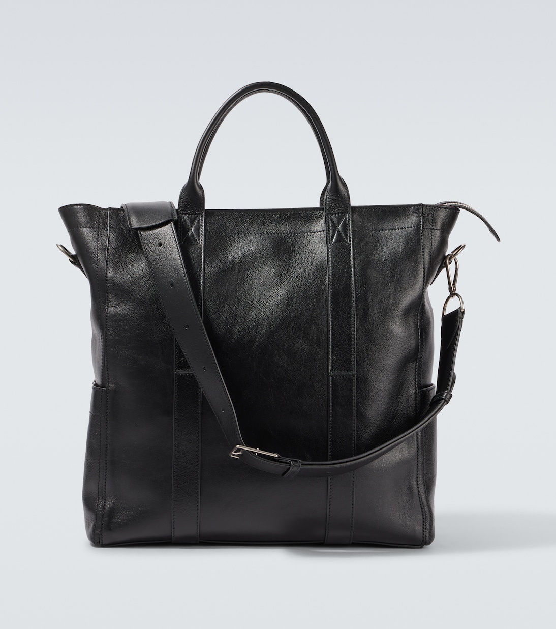 

Кожаная сумка-тоут Mariner Métier, Black/White-Anthracite-Black
