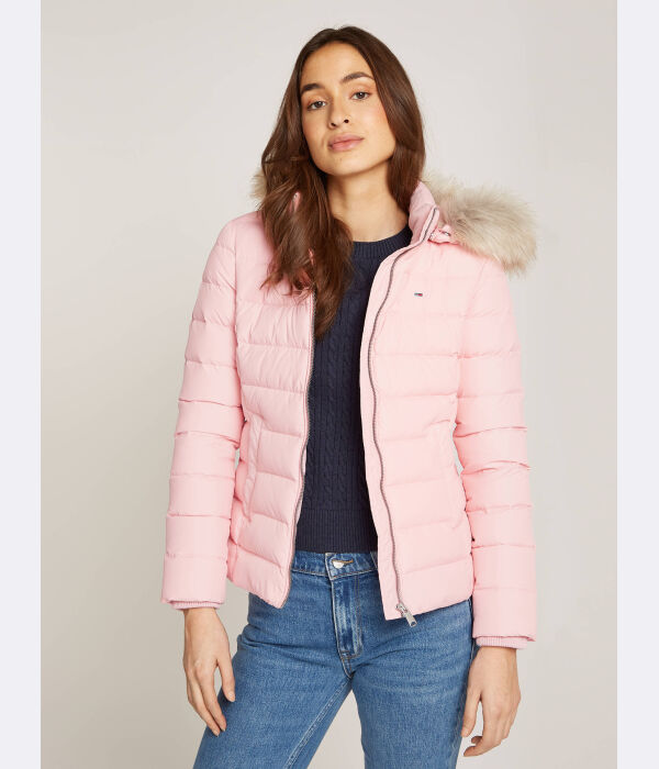 

Пуховик Slim fit Tommy Jeans, розовый