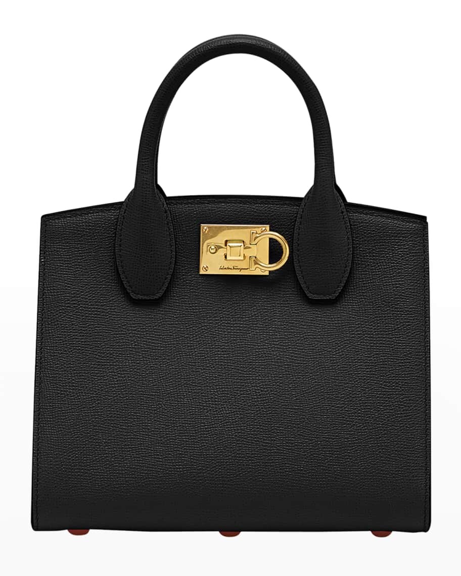 

Сумка Studio Gancio с верхней ручкой, Nero Ferragamo