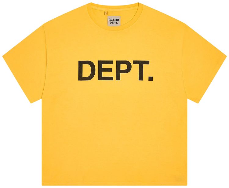 

Футболка Gallery Dept. Standard Tee 'Gold Yellow', желтый