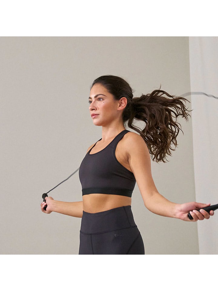 

SNOCKS Спортивный бюстгальтер черного цвета