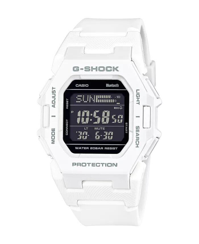 

Мужские цифровые часы из белой смолы, 46,3 мм GDB500-7 G-Shock, белый