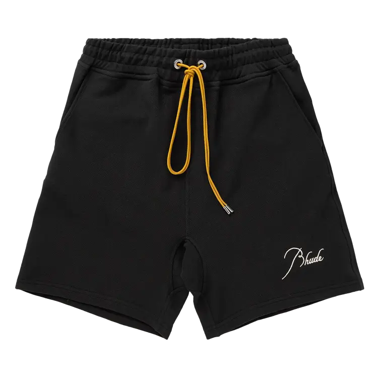 

Шорты Rhude Pique 'Black', черный