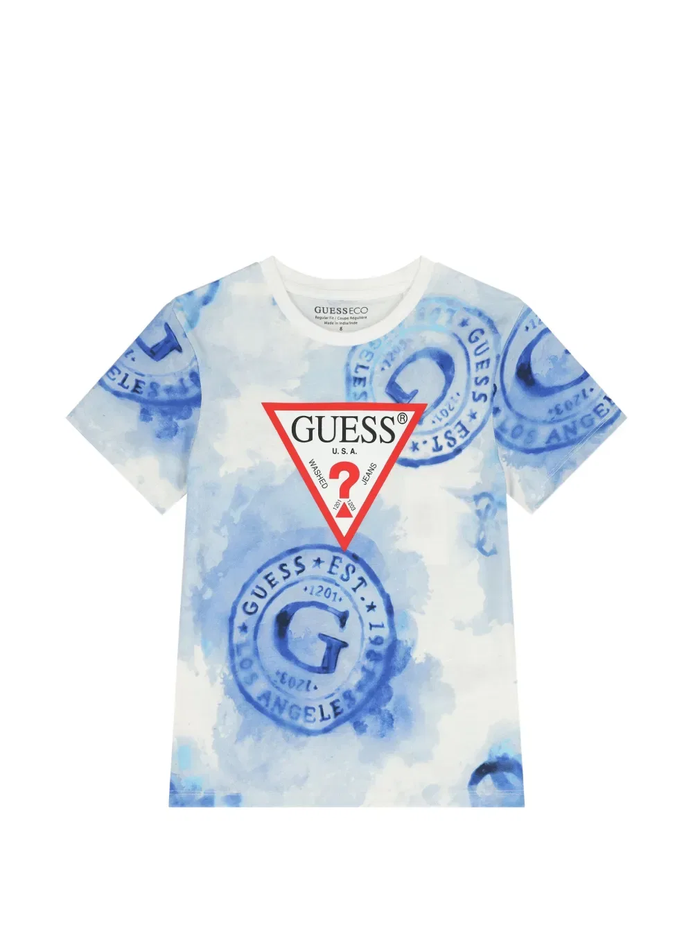 Футболка с логотипом Guess Kids, синий