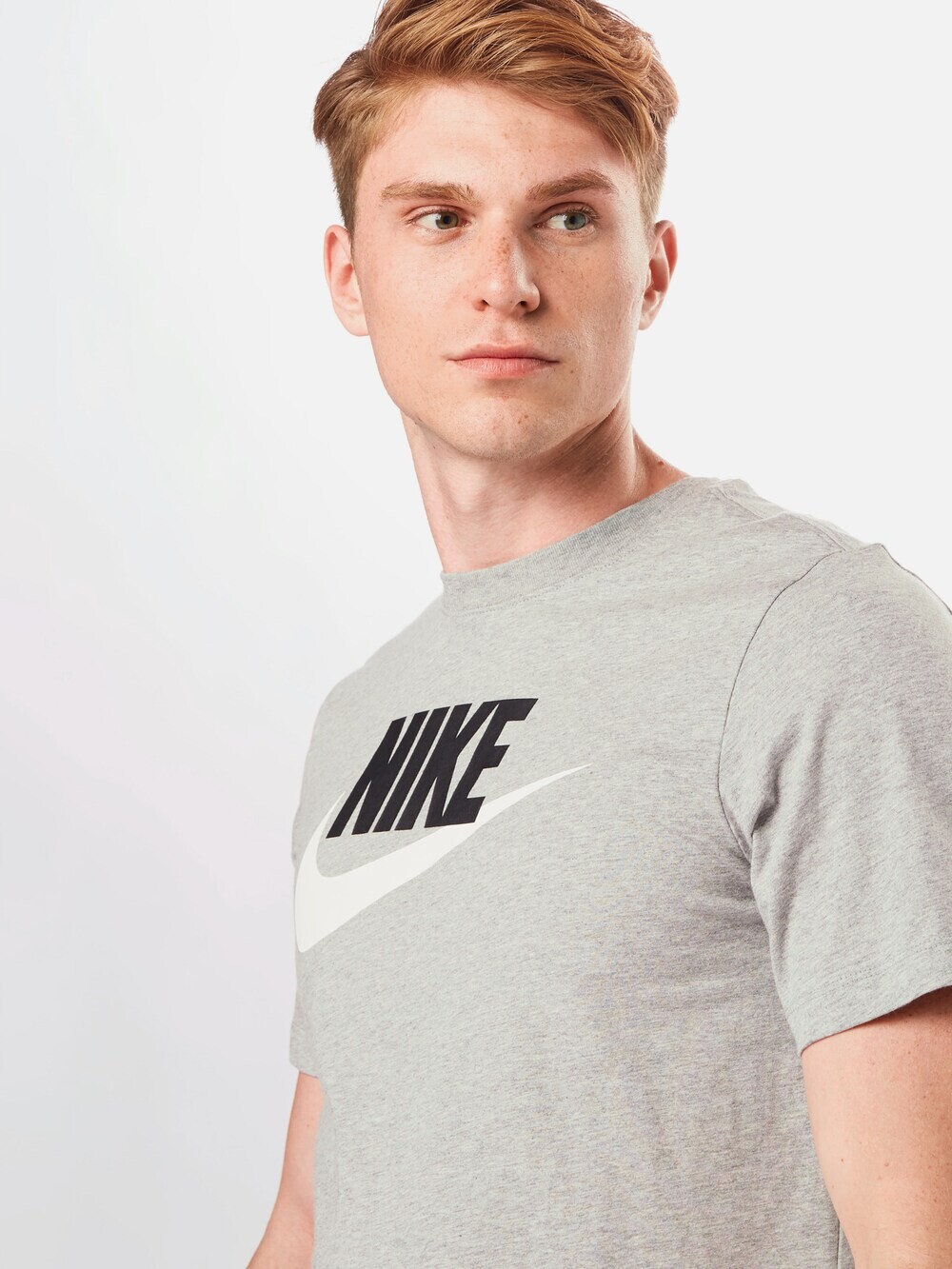 Футболка стандартного кроя Nike Sportswear Icon Futura, пестрый серый — фото 3