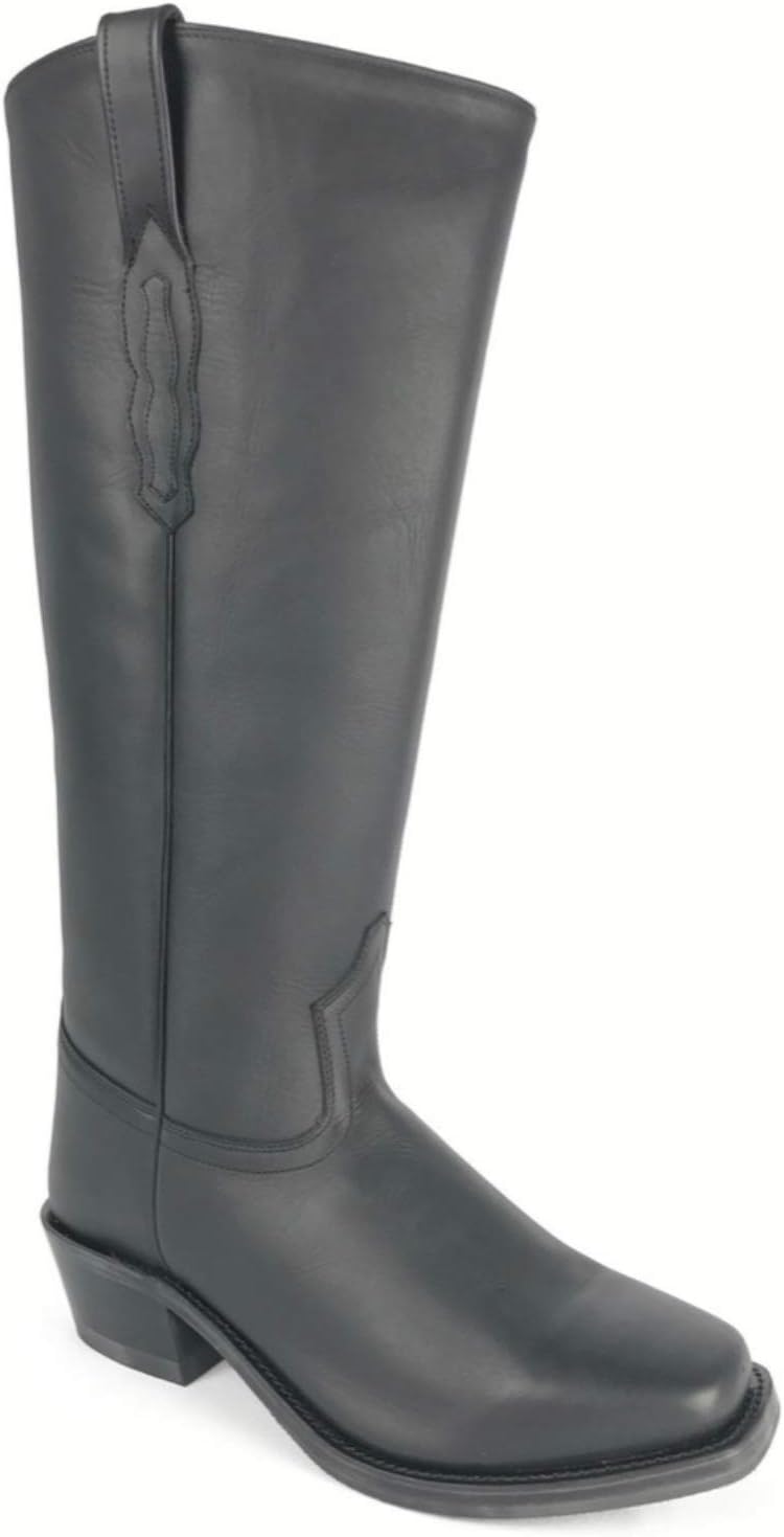 

Кожаные сапоги Jama Old West Stagemaster Shooter (историческая реконструкция Дикого Запада) - черные