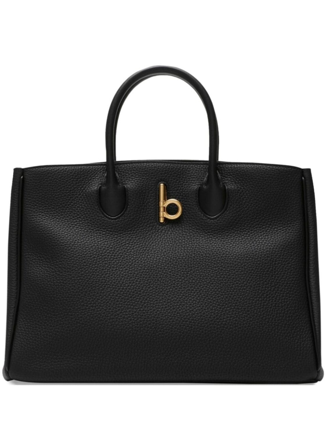 

Маленькая сумка-тоут Burberry «Лошадь-качалка», черный