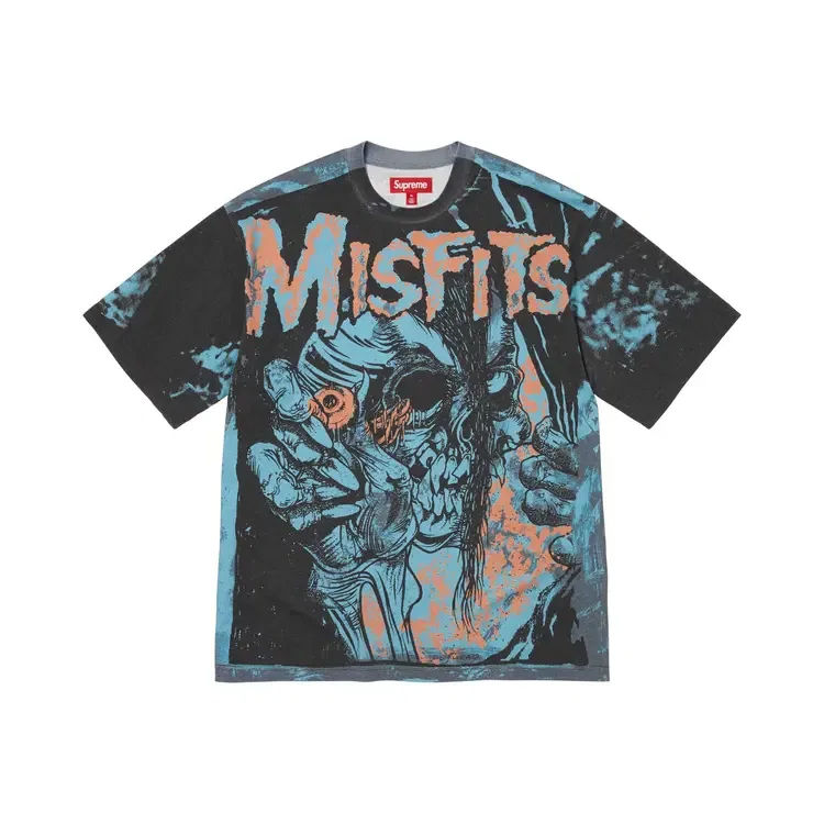 Футболка с коротким рукавом Supreme x The Misfits, синий