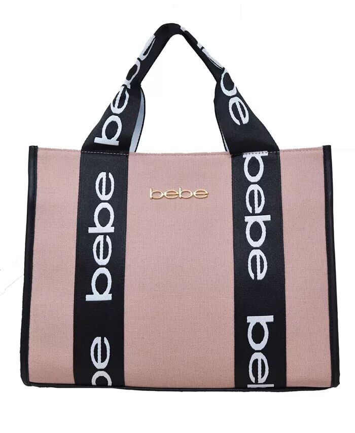 

Маленькая холщовая сумка-саквояж Hana Bebe, розовый